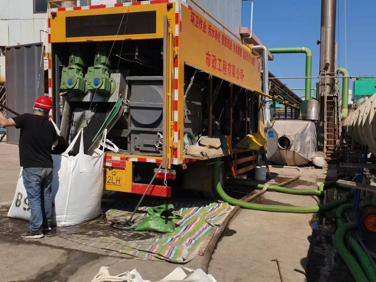 涡阳淤泥压干处理